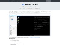 Screenshot of mremoteng.org