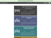 Screenshot of programminghistorian.org