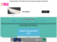 screenshot of typingpage