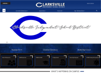 Screenshot of clarksvilleisd.net