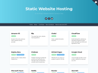 Screenshot of staticwebsitehosting.org