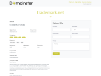 Screenshot of trademark.net