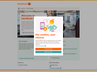 Screenshot of swedbank.cn