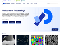 Screenshot of processing.org