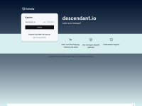 Screenshot of descendant.io