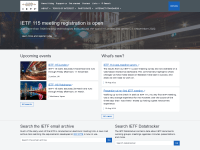 Screenshot of ietf.org