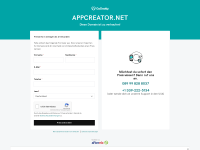 Screenshot of appcreator.net