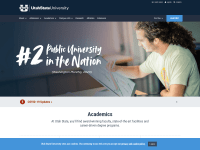 Screenshot of usu.edu