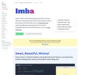 Screenshot of imba.io