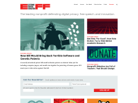 Screenshot of eff.org