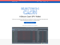 Screenshot of electroncash.org