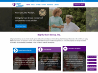 Screenshot of dignitycaregroup.org