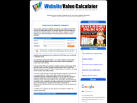 Screenshot of website-value-calculator.net