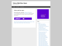 screenshot of yahoo-mail-box-open