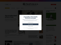 Screenshot of propublica.org