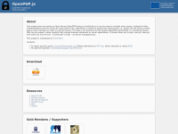 Screenshot of openpgpjs.org