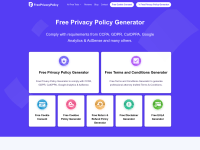 screenshot of freeprivacypolicy
