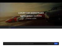 screenshot of luxurycarmarketplace