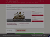 Screenshot of royalsocietypublishing.org