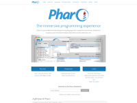 Screenshot of pharo.org
