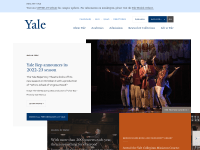 Screenshot of yale.edu