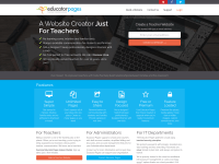 screenshot of educatorpages
