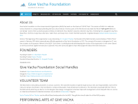 Screenshot of givevacha.org