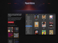 Screenshot of openemu.org