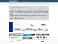 Screenshot of rankingtoday-seobookmarking.net