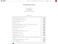 Screenshot of theanarchistlibrary.org
