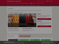 Screenshot of royalsocietypublishing.org