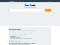 Screenshot of saveas.co