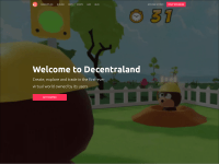 Screenshot of decentraland.org