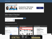 Screenshot of sitevaluecheck.net