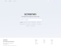 screenshot of screener