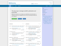Screenshot of bibsonomy.org