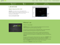 Screenshot of librecad.org