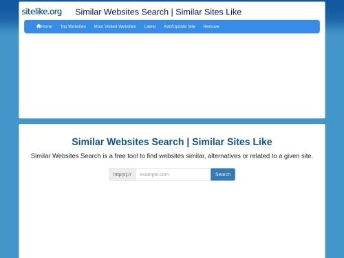 Screenshot of sitelike.org